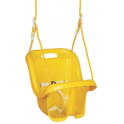 China Outdoor Furniture Plastic Outdoor Raising Up Style Baby Hanging Single Swing Chair for sale