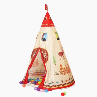 China Soft Toy Easy To Set Up Kids To Play Polyester/Cotton/Canvas Teepee Custom Tent For Sale for sale