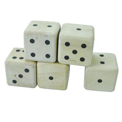 China Solid Wood (Custom Pine Kid's Kindergarten Wooden Elephant 6 Sided Dice Game for sale