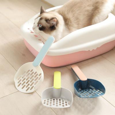 China Sustainable Durable Plastic Pet Cat Litter Scoop Dog Litter Scoop For Stool Cleaning Cat Litter Shovel Removal for sale