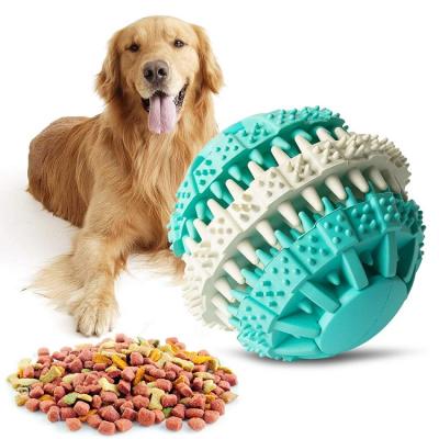 China Pet Chew Toy Interactive Feeding Missing Ball Viable Rubber Dog Toy for sale