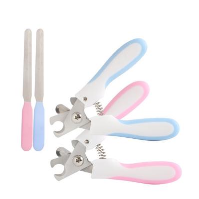 China Viable Toe Claw Care Grooming Nail Scissors Quick Pet Cut With Nail File for sale