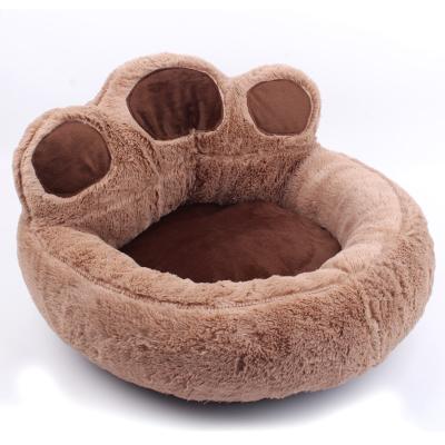 China Hot Luxury Viable Pet Bed Bear Claw 4 Colors Cat And Dog Sofa Bed Four Seasons Universal Pet Nest for sale