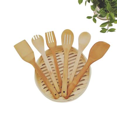 China Eco-Friendly Feature Turner Kitchen Wood Cookware Sustainable / Baking Spatula Set for sale