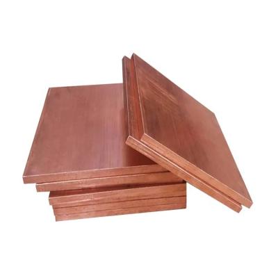 China Pure Copper Cathode Plate Copper Sheet 10mm 50mm thick Secondary Or Not Non-secondary for sale