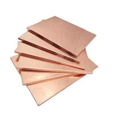 China Sample Freely 99.99% Pure Copper Thick Sheet 3mm 5mm 20mm T2 4x8 Copper Plate Sheets for sale