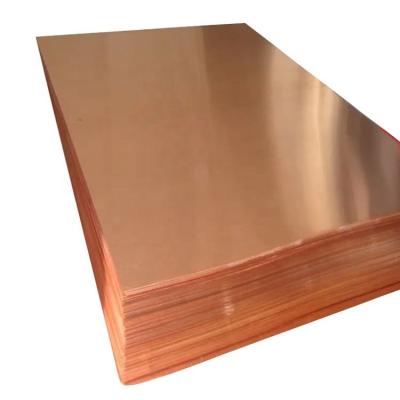 China Pure Copper Plate Sheets with Bright Surface 99.99% Copper Thickness Width 100-2200mm for sale