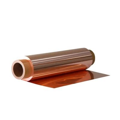 China 99.9% Pure Red Copper Strip Coil Roll Electrolytic Copper Foil C1100 C1200 C1020 C5191 for sale