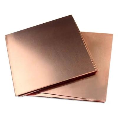 China ASTM T2 H65 H62 C1100 C1220 C2400 C2600 C2600 C3712 Red Pure Copper Sheet or Brass Copper Plate for sale