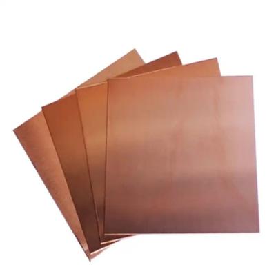 China Manufacturing Purity 99.99% T1/T2/Tp1/Tp2/Tu1/Tu2 Bronze Copper Plate Cold/Hot-Rolled for sale