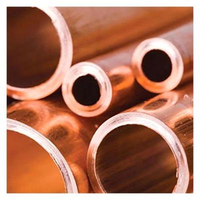 China Astm Thin Copper Pipe Copper Electrobe Tube Brass Plumbing Pipes for Plumbing Systems for sale