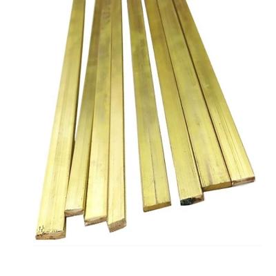 China JIS ASTM DIN EN ISO Standard Brass Flat Bar for Non-secondary Industrial Applications for sale