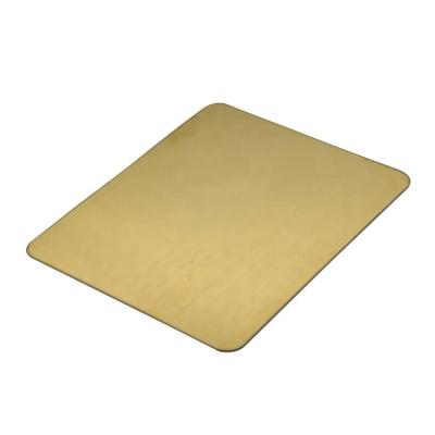 China 2mm 5mm Oro Espejo Placa de acero inoxidable para 321 304 201 202 Estilo de diseño de muestra en venta