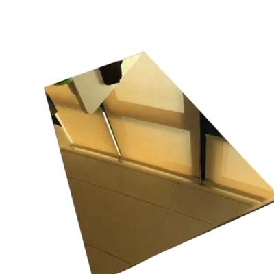 China Secondary Gold Color Stainless Steel Sheet Metal 1.2 3mm 202 304 420 904l for sale