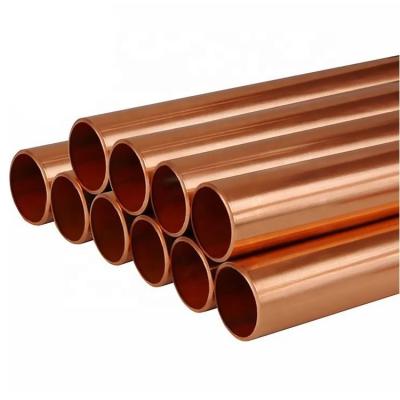 China Seamless Copper Tube 3/8 1/2 3/4 22mm Copper Pipe for Air Conditioner Fast Shipping for sale