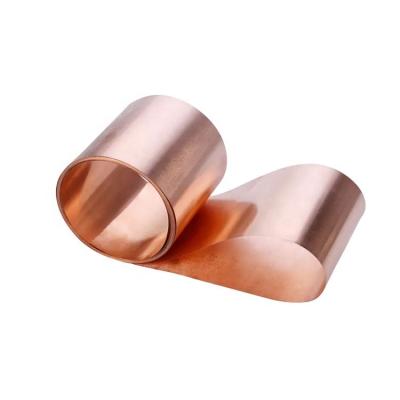 China All Design Style Flat Copper Strip Coil C17200 BerylliumC11000 Folha de cobre laminada à venda