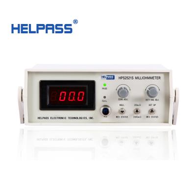 China Micro Ohm Meter HPS2521S High Accuracy Measuring Resistance DC Resistance Test for sale