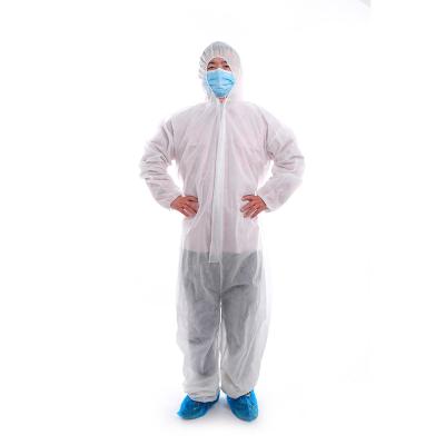 China Hospital Waterproof Chemical Resistant Safety PP SMS SF Protective Microporous Disposable Coverall for sale