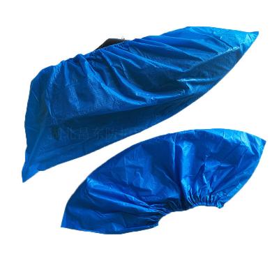 China Disposable Thick Non-slip Plastic Waterproof CPE Shoe Covers for sale