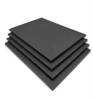 China Anti Curl Black Cardboard Recycle Paper / Laminated Black Chip Board Paper for sale