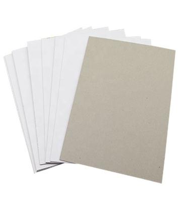 China Duplex Anticurl Board Wholesale 230gsm-1500gsm White Gray Back For Cake Board for sale