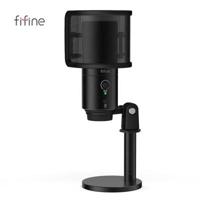 China Live Streaming Condenser Microphone USB Microphone Fifine K683B Studio Recording Microphone USB for Computer for sale