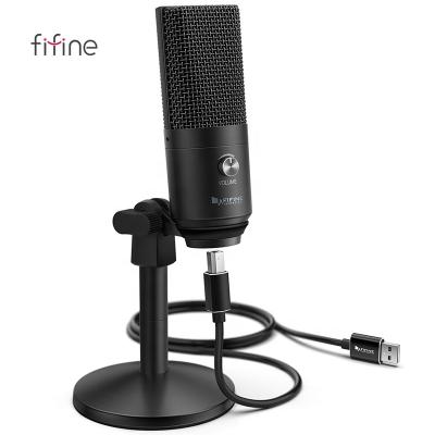 China USB Streaming Microphone Fifine K670B Webcasting USB Cavo Microfono Compatible with PC Laptop for sale