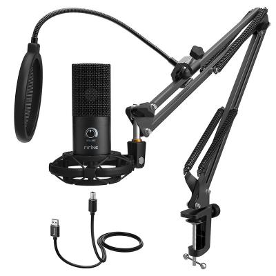 China USB Microphone Fifine T669 Studio Condenser Maicrophone Microphone Recording Professional Microfono Inalanbrico USB Microphone for sale