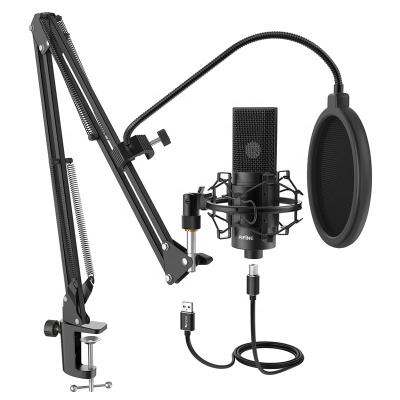 China Set of Mic Arm Stand Gaming USB Microphone Fifine Video Conference USB Condenser Microphone for sale