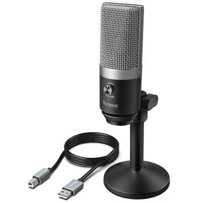 China USB Microphone Fifine K670 Computer Laptop USB Condenser Studio Microphone For Game Streaming Recording Podcasting Broadcast for sale