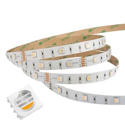 China Colorful Flexible SMD 5050 4in1 LED Strip Light RGBW LED Strip DC24V LED Strip Lamp DC24V LED Strip for sale