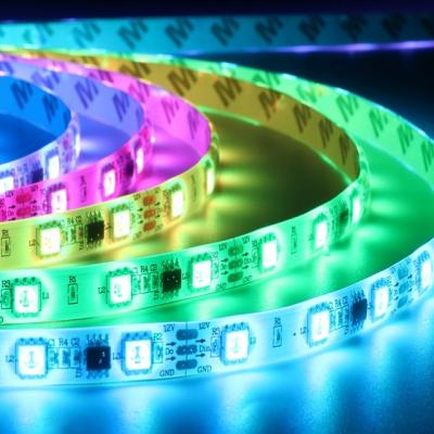 China LANDSCAPE UCS2904B Digital LED Strip RGB 10 Pixels Remote Controller Accessible Colorful Flexiable Strip for sale