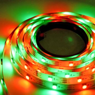 China Sports Stadiums Color Changing Dance Digital Affordable Led Strip SMD5050 RGB Led Strip for sale