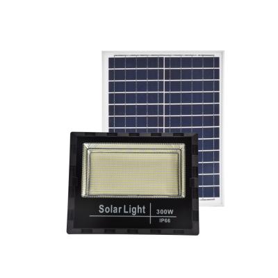 China Garden High Brightness Waterproof 60 100 200 300w LED Solar Flood Light Street Light with Remote Control for Garden Walkway Yard Garage for sale