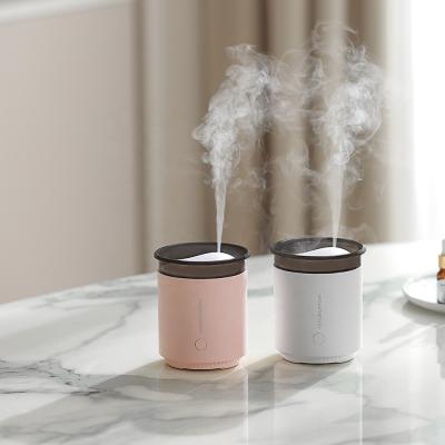 China New Model Black Lined Cup Home Yoga Spa Aromatherapy Diffuser Lightweight Air Humidifiers OEM Diffusores Logo Color Customization for sale