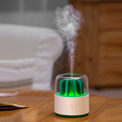 China New Model Cactus Ultrasonic Aromatherapy Essential Oils Humidifier Diffuser Humidifiers OEM Outdoor Diffusores for sale