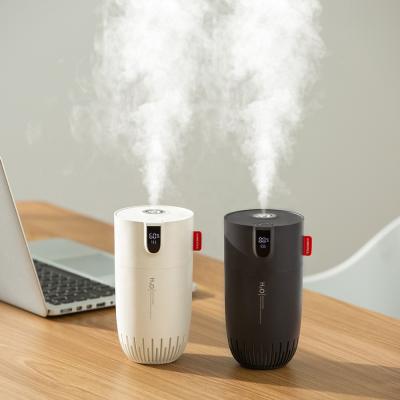 China Car New Arrivals Mini Air Humidifier Diffuser USB Desktop Humidifiers OEM Diffusores White Deep Blue Customization for sale