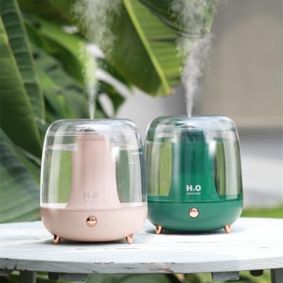 China New Model 1.2 Liter Air Humidifier Ultrasonic Portable Humidifier Diffuser Hotel Outdoor Living Room 2000 mAh Humidifiers Cool Mist for sale