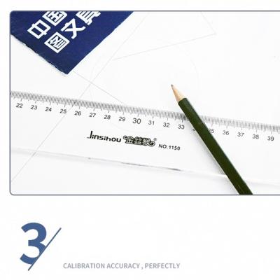 China Durable Custom Plastic Ruler Color Image Ruler With Logo Printed Custom Plastic Ruler for sale