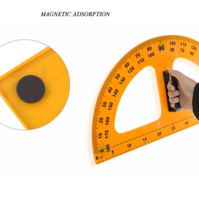 China Goods 2022 School Classroom Stationery Supply Geometric Math Scale Tools Protractor Rulers Teaching Wooden Ruler Set for sale