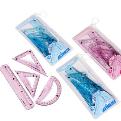 China Plastic Ruler Durable Special Custom Variety Of Styles Set Templates for sale