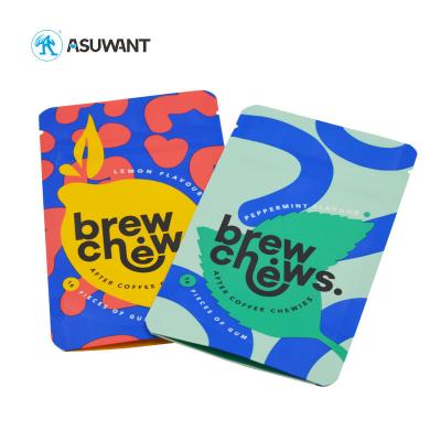 China Self seal zipper aluminum foil pouches moisture proof custom moq logo bottom up proof pouch zipper Mylar bag digital heat seal holder food smell for sale