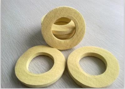 Cina Anello del Kevlar perforato ago industriale del feltro di sigillamento usato come giallo del cuscinetto dell'anello con sigillo in vendita