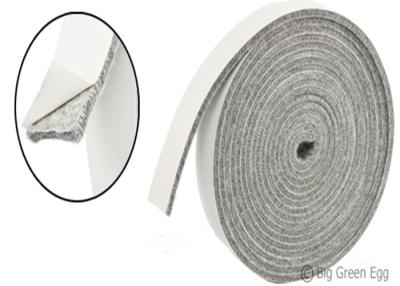 China White Thick Sealing Felt Fabric Fireproof Felt High Temperature Resistant for sale