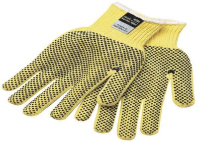 Chine Épaisseur résistante des gants coupée par feutre noir jaune 8mm 10mm de Kevlar à vendre