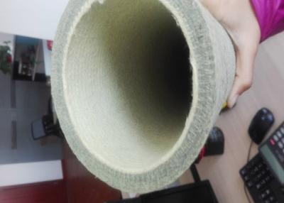 China Thick 500 Degree Heat Resistant Felt Tube For Aluminum Extrusion Table for sale