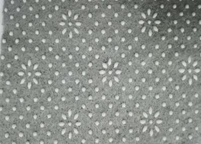 China Backing Anti-Slip Grey Polyester Needle Punched Technics Nonwoven Fabric With PVC Dots for sale