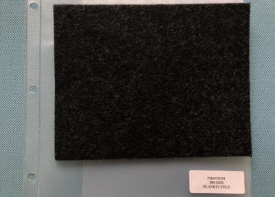 Chine Le tissu non tissé noir de feutre du fantôme 380gsm, couverture s'est senti résistant à la chaleur à vendre