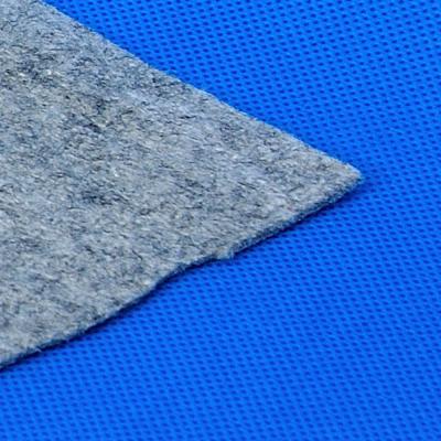 China Carpet Underlay Polyester Felt Fabric / Blue Felt Carpet Underlay for sale