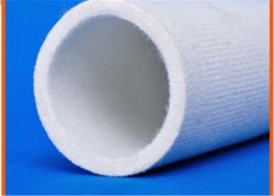 China Pure White Felt Tube Cover Middle Temperature Industrial Rollers for sale